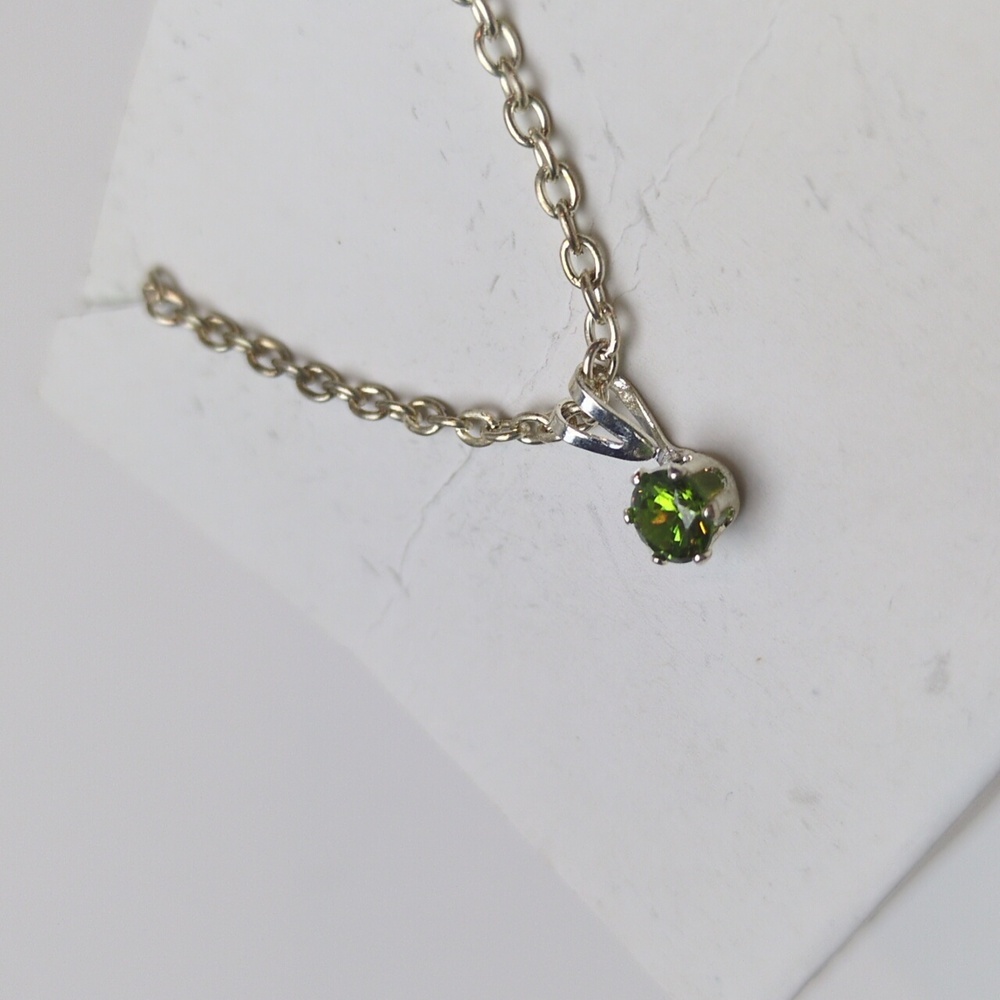 Effy Green Gemstone Gold Tone 19" Necklace New - Picture 4 of 12